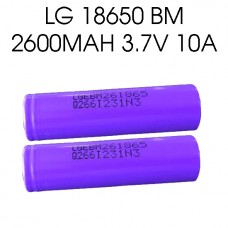 LG 18650 2 Lİ - BM26 2600MAH 3.7V 10A 